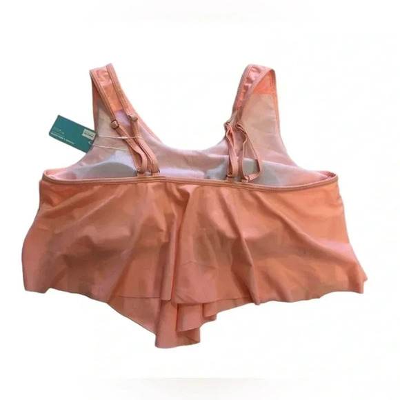 Summer Mae 2 Piece High Waist  Flounce Boy Shorts Floral Bikini Size XXL - Picture 11 of 16